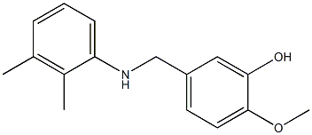 5-{[(2,3-dimethylphenyl)amino]methyl}-2-methoxyphenol Struktur