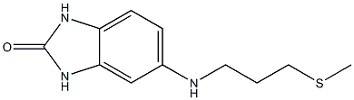 5-{[3-(methylsulfanyl)propyl]amino}-2,3-dihydro-1H-1,3-benzodiazol-2-one Structure