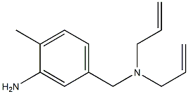 5-{[bis(prop-2-en-1-yl)amino]methyl}-2-methylaniline Struktur