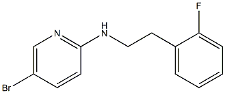 5-bromo-N-[2-(2-fluorophenyl)ethyl]pyridin-2-amine Struktur