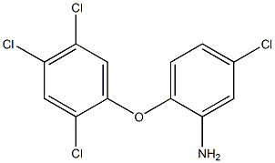 5-chloro-2-(2,4,5-trichlorophenoxy)aniline Struktur