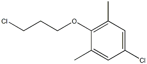 5-chloro-2-(3-chloropropoxy)-1,3-dimethylbenzene Struktur