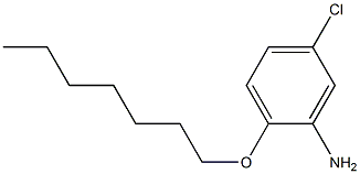 5-chloro-2-(heptyloxy)aniline Struktur