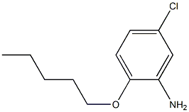 5-chloro-2-(pentyloxy)aniline Struktur