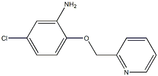 5-chloro-2-(pyridin-2-ylmethoxy)aniline Struktur