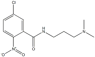 5-chloro-N-[3-(dimethylamino)propyl]-2-nitrobenzamide Struktur