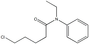 5-chloro-N-ethyl-N-phenylpentanamide Struktur