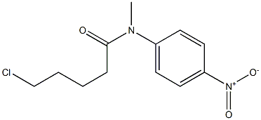 5-chloro-N-methyl-N-(4-nitrophenyl)pentanamide Struktur