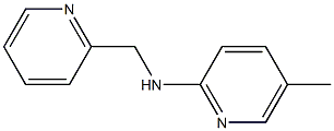 5-methyl-N-(pyridin-2-ylmethyl)pyridin-2-amine Struktur