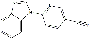 6-(1H-benzimidazol-1-yl)nicotinonitrile Struktur