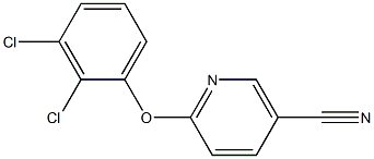 6-(2,3-dichlorophenoxy)nicotinonitrile Struktur