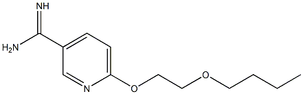 6-(2-butoxyethoxy)pyridine-3-carboximidamide Struktur