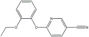 6-(2-ethoxyphenoxy)nicotinonitrile Struktur