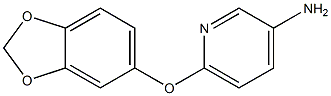 6-(2H-1,3-benzodioxol-5-yloxy)pyridin-3-amine Struktur