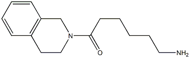 6-(3,4-dihydroisoquinolin-2(1H)-yl)-6-oxohexan-1-amine Struktur