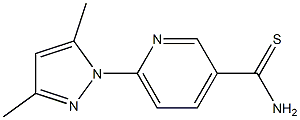 6-(3,5-dimethyl-1H-pyrazol-1-yl)pyridine-3-carbothioamide Struktur