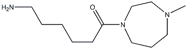 6-amino-1-(4-methyl-1,4-diazepan-1-yl)hexan-1-one Struktur