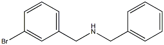 benzyl[(3-bromophenyl)methyl]amine Struktur