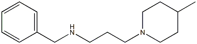 benzyl[3-(4-methylpiperidin-1-yl)propyl]amine Struktur