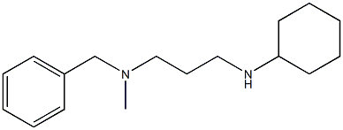 benzyl[3-(cyclohexylamino)propyl]methylamine Struktur