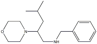 benzyl[4-methyl-2-(morpholin-4-yl)pentyl]amine Struktur