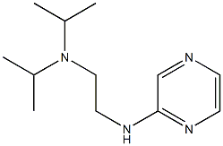 bis(propan-2-yl)[2-(pyrazin-2-ylamino)ethyl]amine Struktur