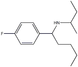 butan-2-yl[1-(4-fluorophenyl)pentyl]amine Struktur