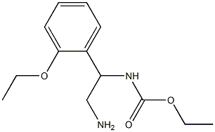 ethyl 2-amino-1-(2-ethoxyphenyl)ethylcarbamate Struktur