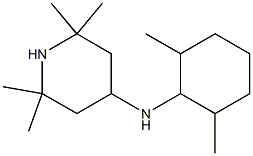 N-(2,6-dimethylcyclohexyl)-2,2,6,6-tetramethylpiperidin-4-amine Struktur