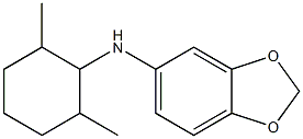 N-(2,6-dimethylcyclohexyl)-2H-1,3-benzodioxol-5-amine Struktur