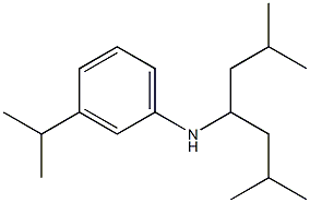 N-(2,6-dimethylheptan-4-yl)-3-(propan-2-yl)aniline Struktur