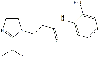 N-(2-aminophenyl)-3-[2-(propan-2-yl)-1H-imidazol-1-yl]propanamide Struktur