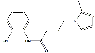 N-(2-aminophenyl)-4-(2-methyl-1H-imidazol-1-yl)butanamide Struktur