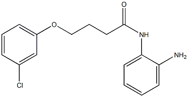 N-(2-aminophenyl)-4-(3-chlorophenoxy)butanamide Struktur