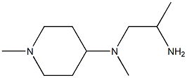 N-(2-aminopropyl)-N-methyl-N-(1-methylpiperidin-4-yl)amine Struktur