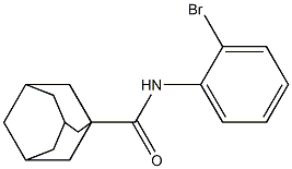 N-(2-bromophenyl)adamantane-1-carboxamide Struktur