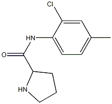 N-(2-chloro-4-methylphenyl)pyrrolidine-2-carboxamide Struktur