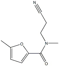 N-(2-cyanoethyl)-N,5-dimethylfuran-2-carboxamide Struktur