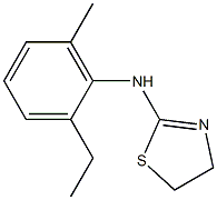 N-(2-ethyl-6-methylphenyl)-4,5-dihydro-1,3-thiazol-2-amine Struktur