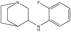 N-(2-fluorophenyl)-1-azabicyclo[2.2.2]octan-3-amine Struktur