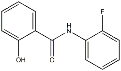 N-(2-fluorophenyl)-2-hydroxybenzamide Struktur