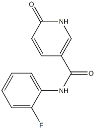 N-(2-fluorophenyl)-6-oxo-1,6-dihydropyridine-3-carboxamide Struktur