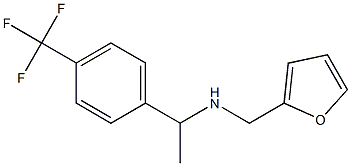 N-(2-furylmethyl)-N-{1-[4-(trifluoromethyl)phenyl]ethyl}amine Struktur