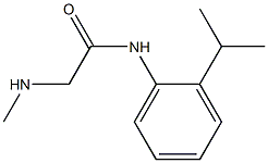 N-(2-isopropylphenyl)-2-(methylamino)acetamide Struktur