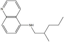 N-(2-methylpentyl)quinolin-5-amine Struktur