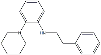 N-(2-phenylethyl)-2-(piperidin-1-yl)aniline Struktur