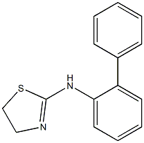 N-(2-phenylphenyl)-4,5-dihydro-1,3-thiazol-2-amine Struktur