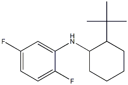 N-(2-tert-butylcyclohexyl)-2,5-difluoroaniline Struktur