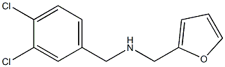 N-(3,4-dichlorobenzyl)-N-(2-furylmethyl)amine Struktur