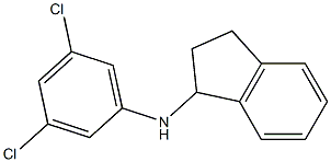 N-(3,5-dichlorophenyl)-2,3-dihydro-1H-inden-1-amine Struktur